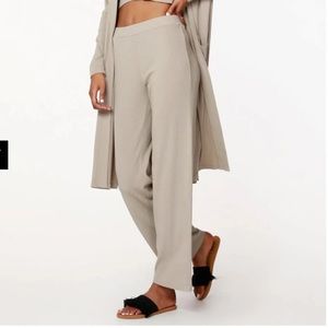 Bobi LA ribbed wide leg pull on pants